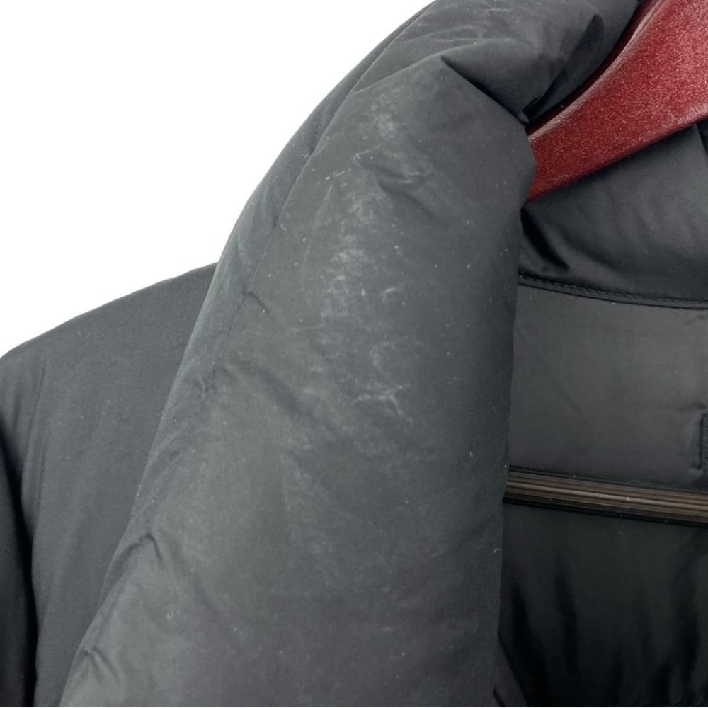Uniqlo Black Powder Feel Genuine Down Long Puffer Coat Size L - Picture 8 of 8